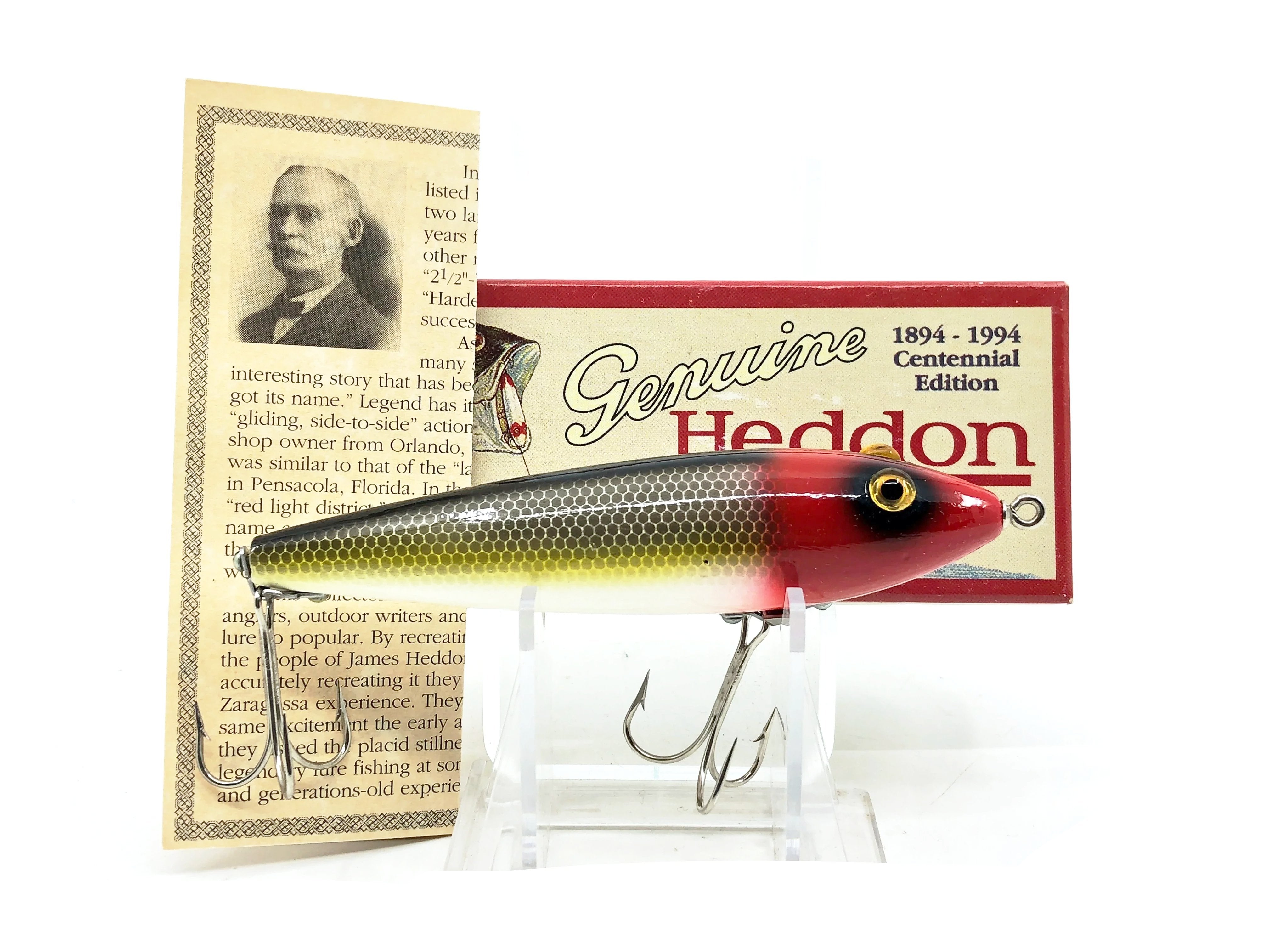 Heddon Centennial Edition Wood Zaragossa New in Box NO. X6500W-JRH