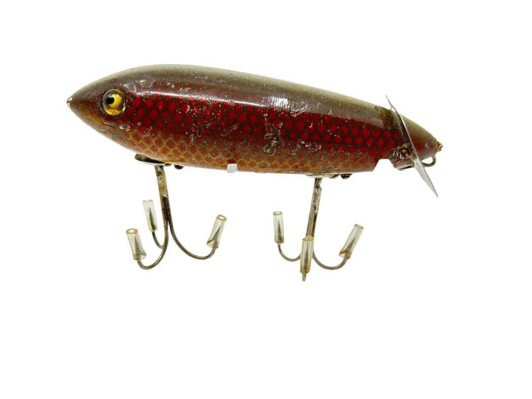 Heddon 1800 Crab Wiggler in Red Scale Color