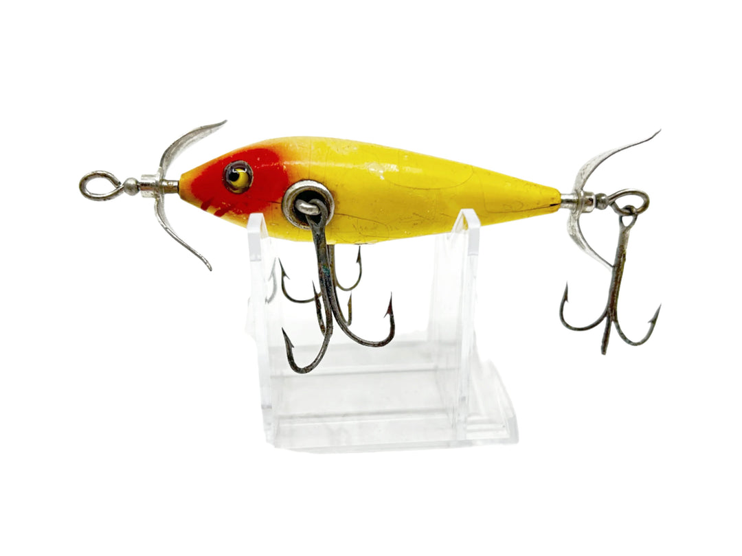 Heddon 100 in White Body, Red Eyes 102 Color 1919-1929