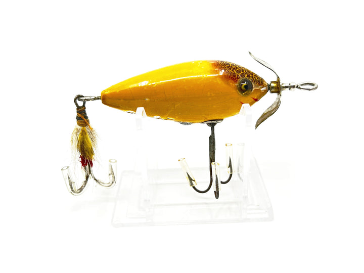 Heddon 400 Dowagiac Bucktail Minnow Fancy Sienna Yellow 402 Color - Tough