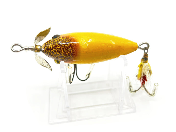 Heddon 400 Dowagiac Bucktail Minnow Fancy Sienna Yellow 402 Color - Tough