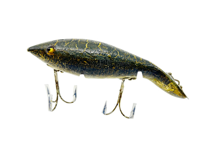 Heddon Wooden 6000 Tadpolly Fancy Greenback Color 1918-1929