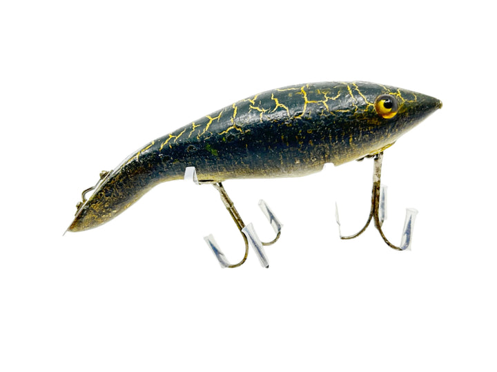 Heddon Wooden 6000 Tadpolly Fancy Greenback Color 1918-1929