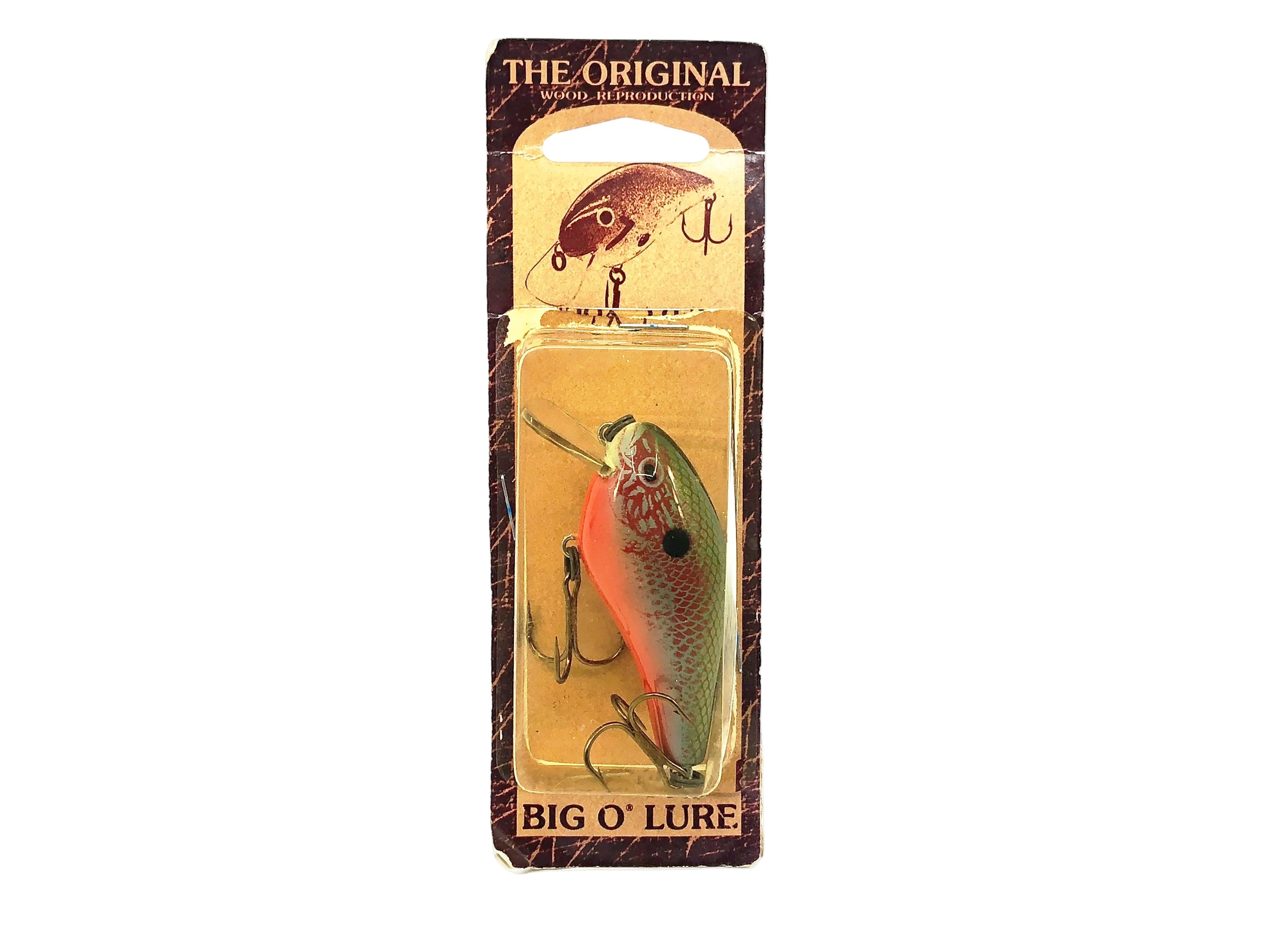 big wood fishing lures Cotton Cordell Fred Young Original Big O Wooden Lure, Perch Color on Card