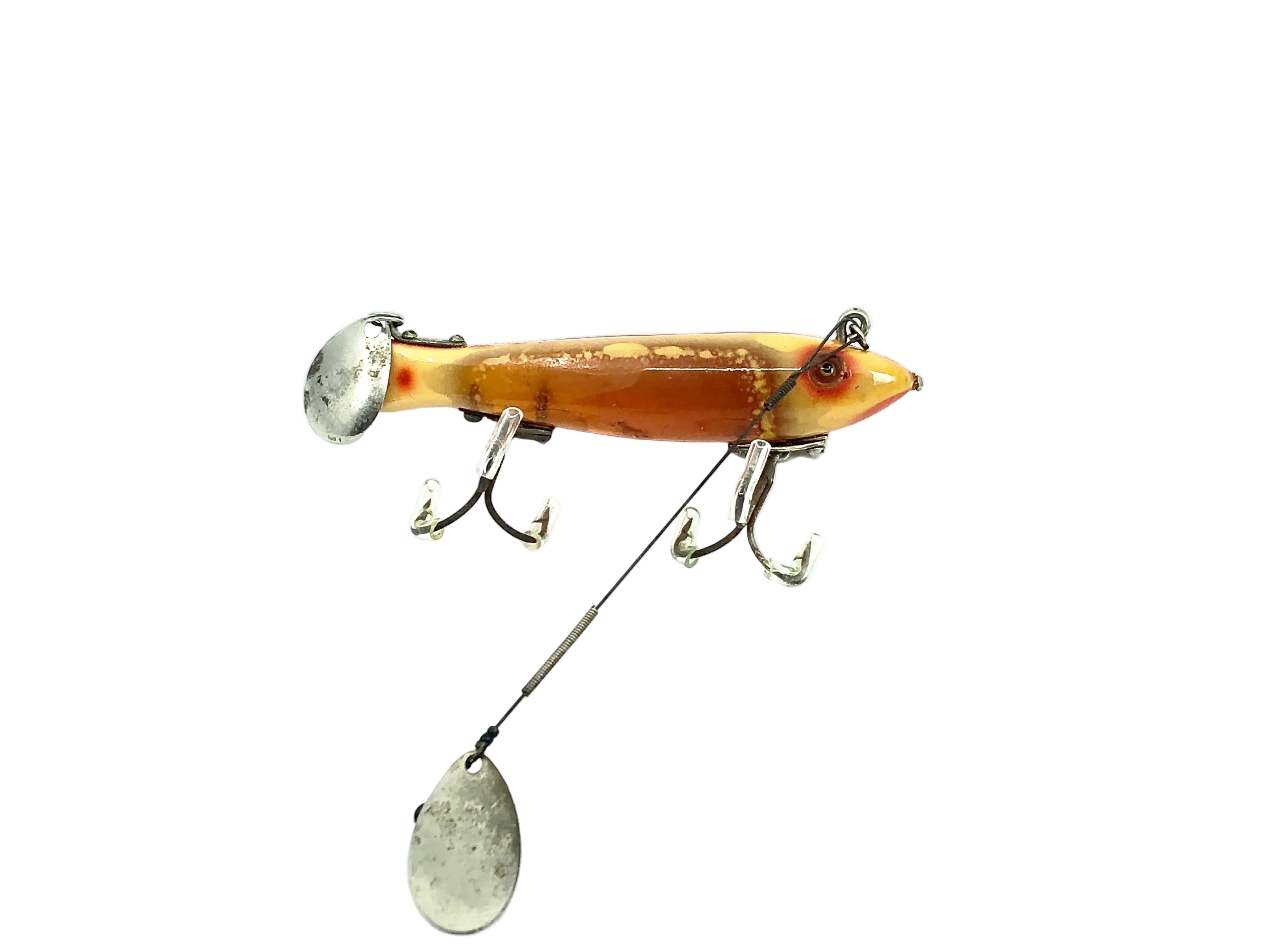 antique fishing lure dowagiac spook Heddon Dowagiac Spook 9100, RET White Red Eyes & Tails Color – My Bait Shop, LLC