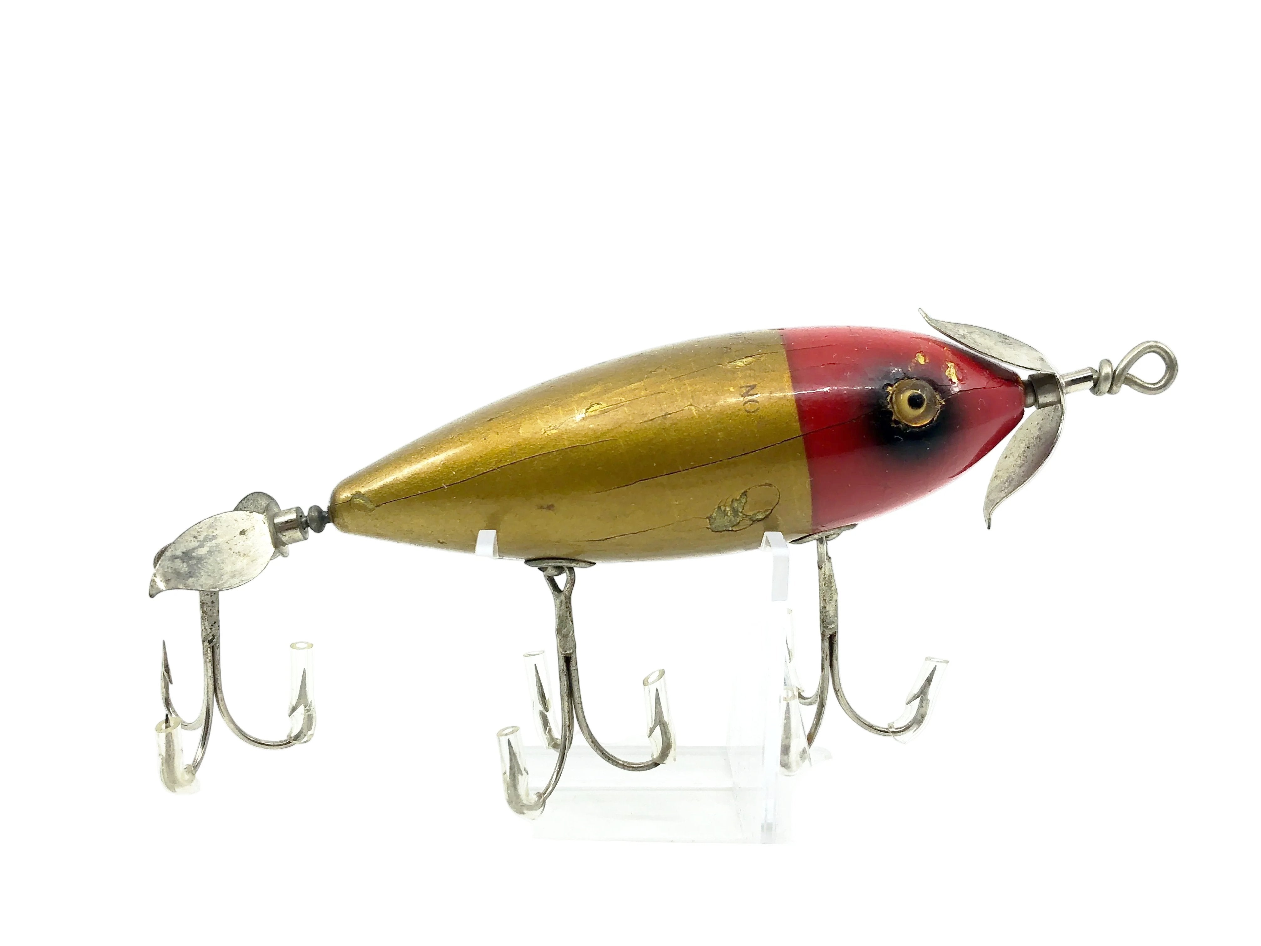 South Bend 963 Surf Oreno, G1 Gold Finish/Red Head Color – My Bait