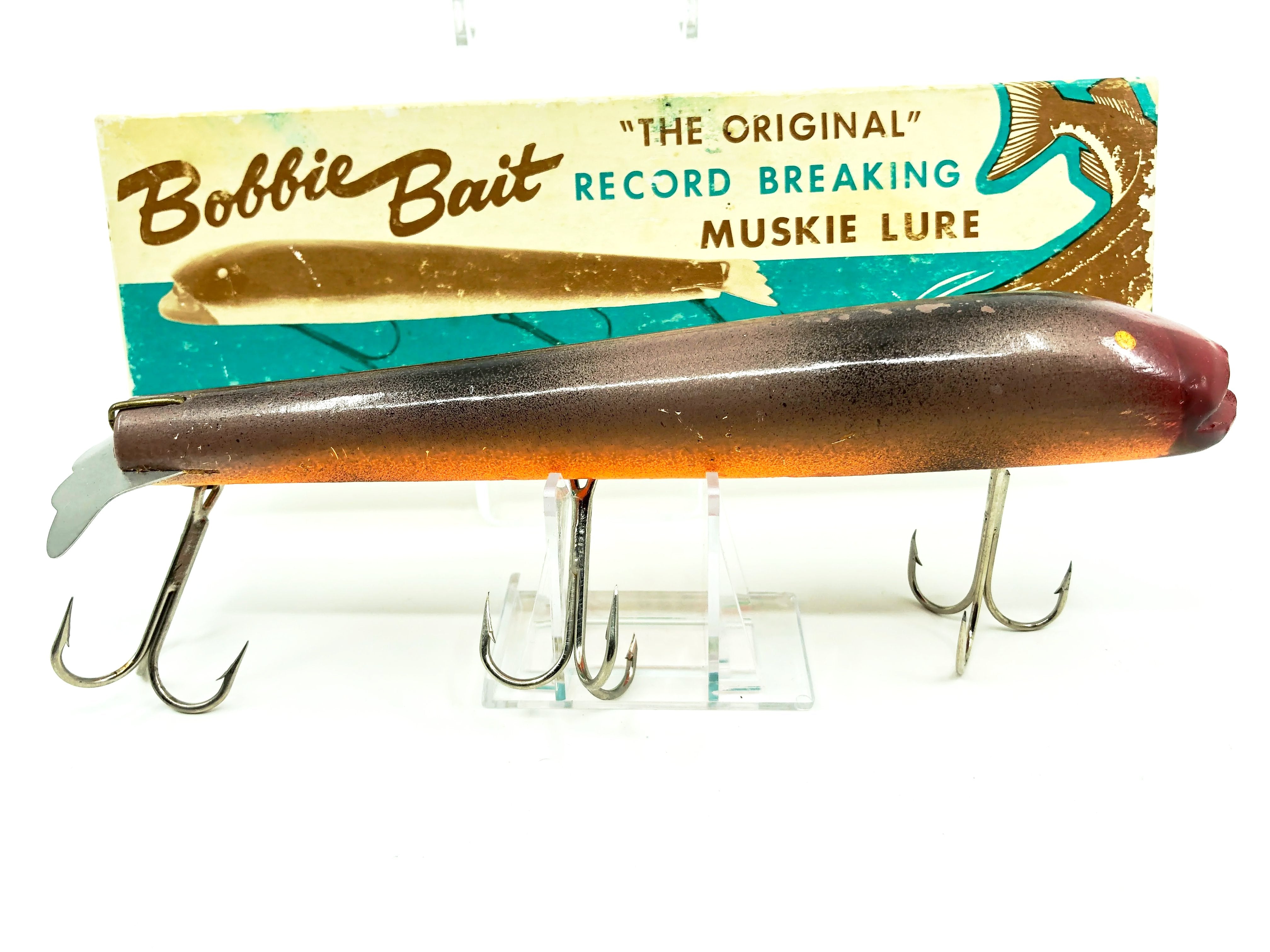 Bobbie Bait Musky Lure Rainbow Finish Color with Box Vintage Lure – My Bait  Shop, LLC