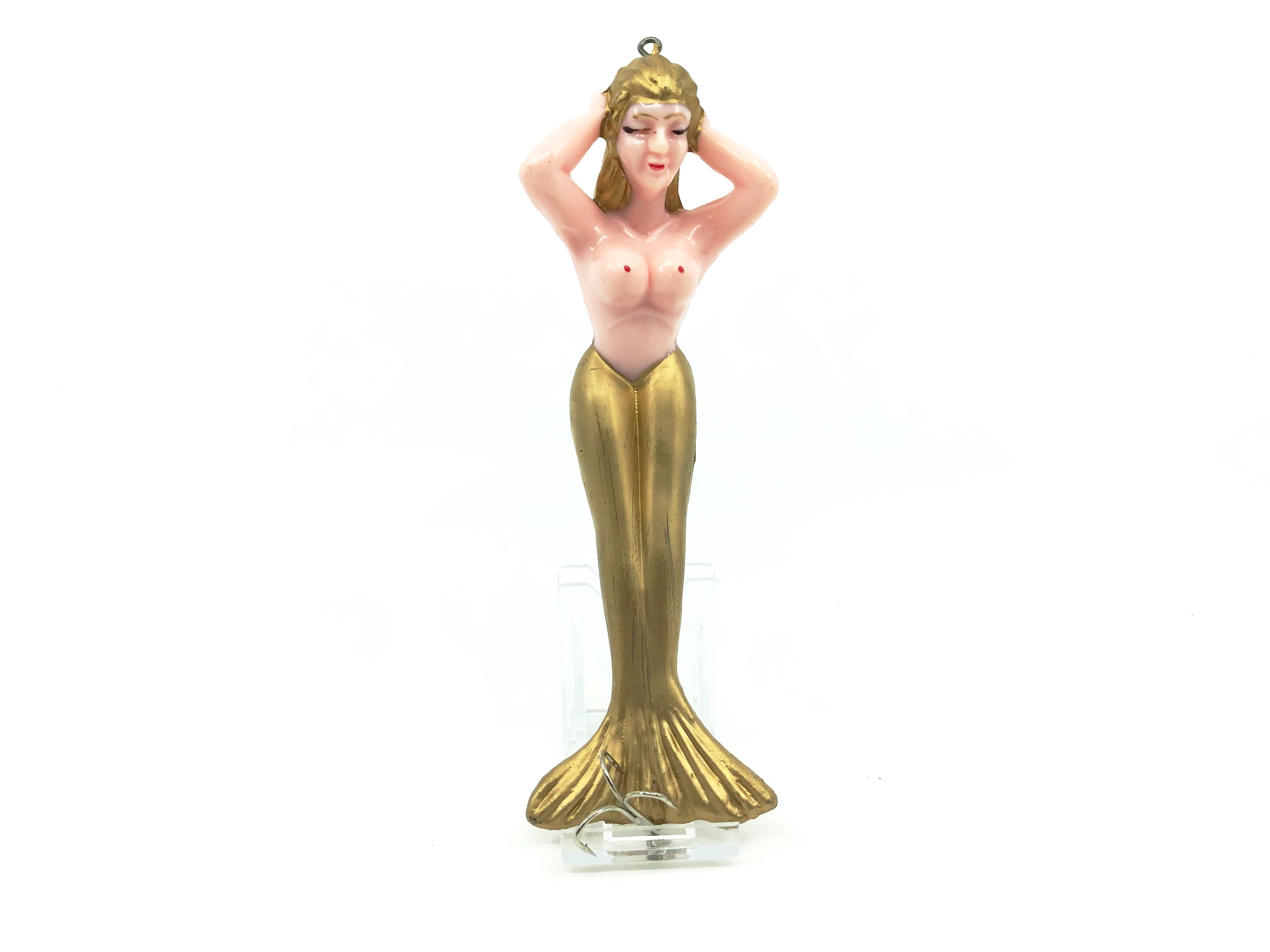Happy Hooker Novelty Mermaid Lure Gold Hair and Legs Color