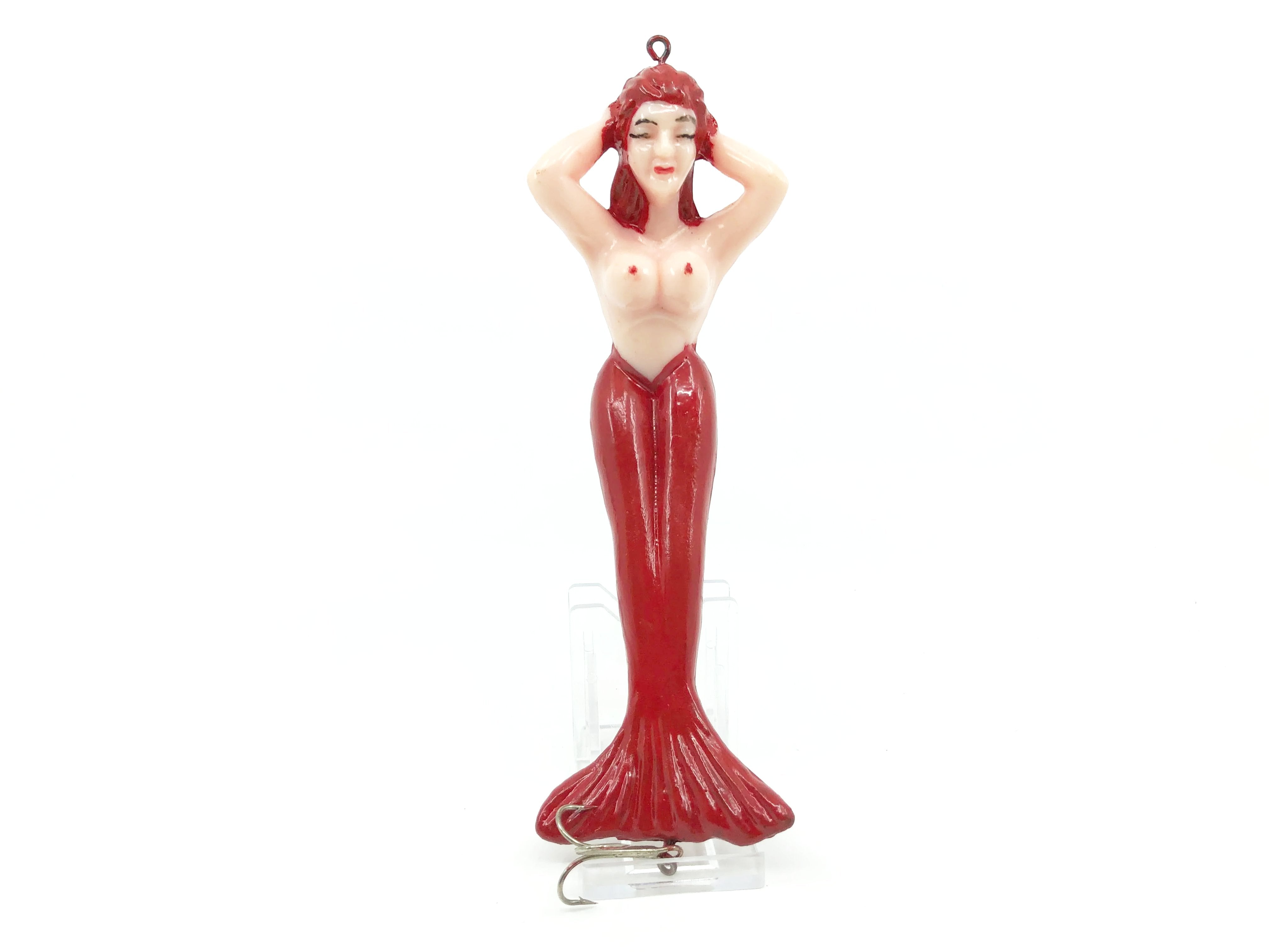 Happy Hooker Novelty Mermaid Lure Red Hair and Legs Color