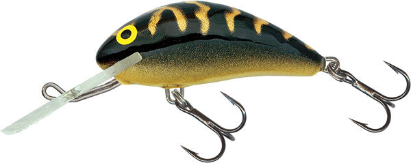 Salmo Hornet 5F Floating, BT Black Tiger Color on Card