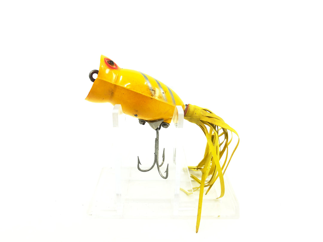 Arbogast Hula Popper, Yellow Shore Color