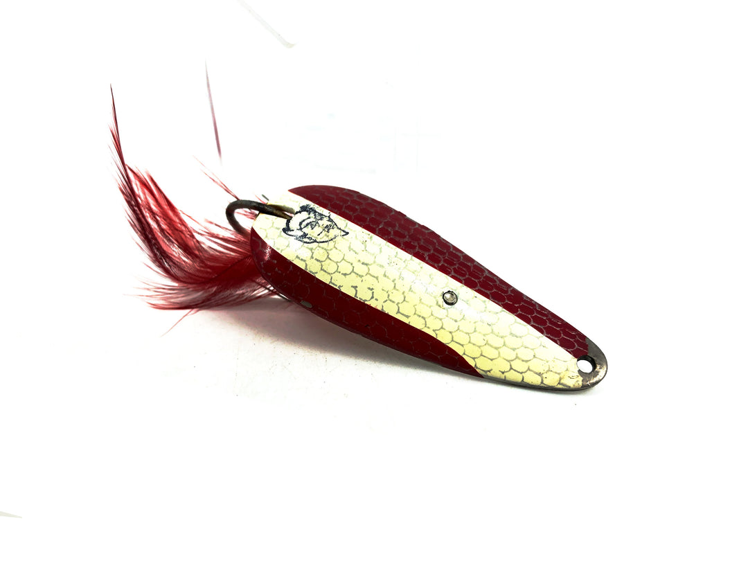 Eppinger Dardevle IMP Weedless, Red Devle Silver Scale Color