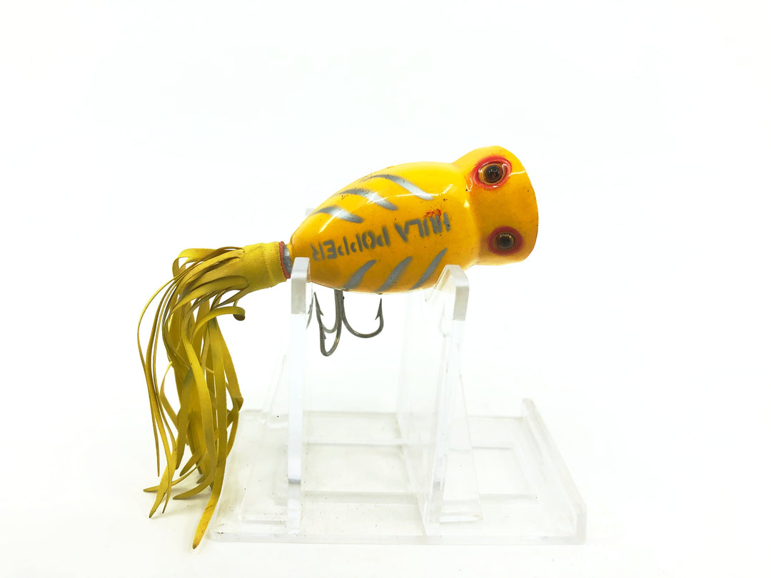 Arbogast Hula Popper, Yellow Shore Color