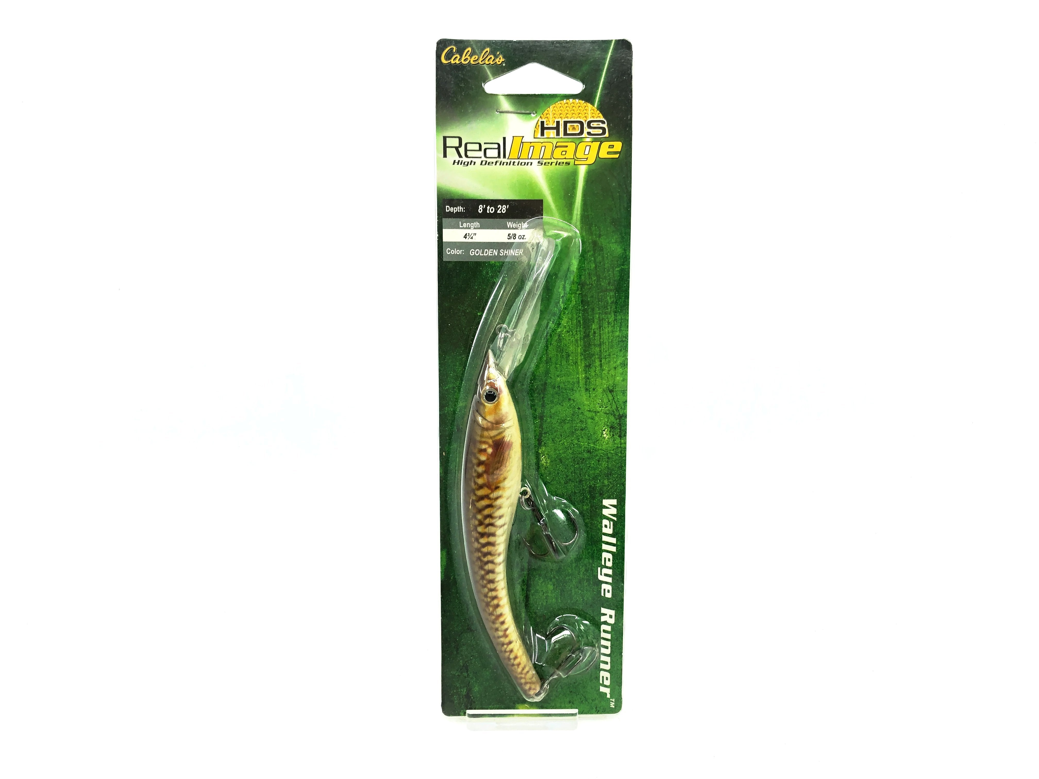 cabellas walleye fishing lures Cabelas Real Image HDS High Definition Series Walleye Runner, Golden S – My Bait Shop, LLC
