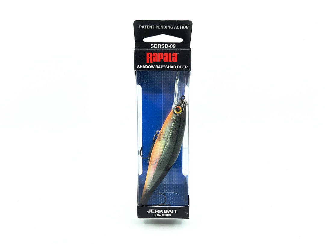 Rapala Shadow Rap Shad SDRS-9 HLW, Halloween Color New in Box Old Stock