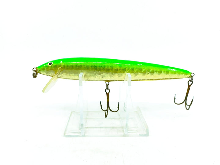 Palsa Floating Minnow, Fluorescent Green/Prism Flash Color