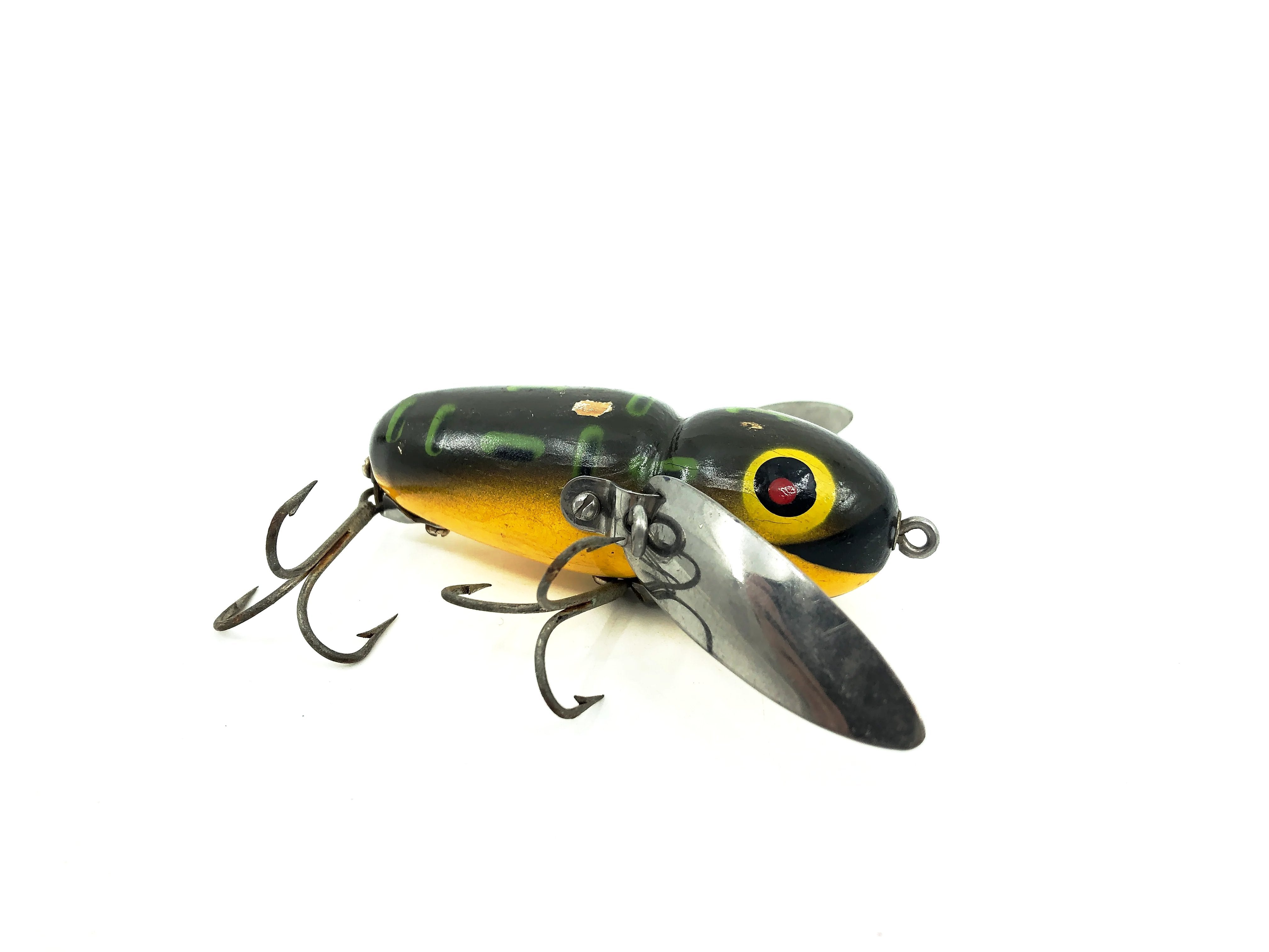 crazy crawler fishing lure Heddon Wooden Crazy Crawler 2100, BF Bullfrog Color – My Bait Shop, LLC