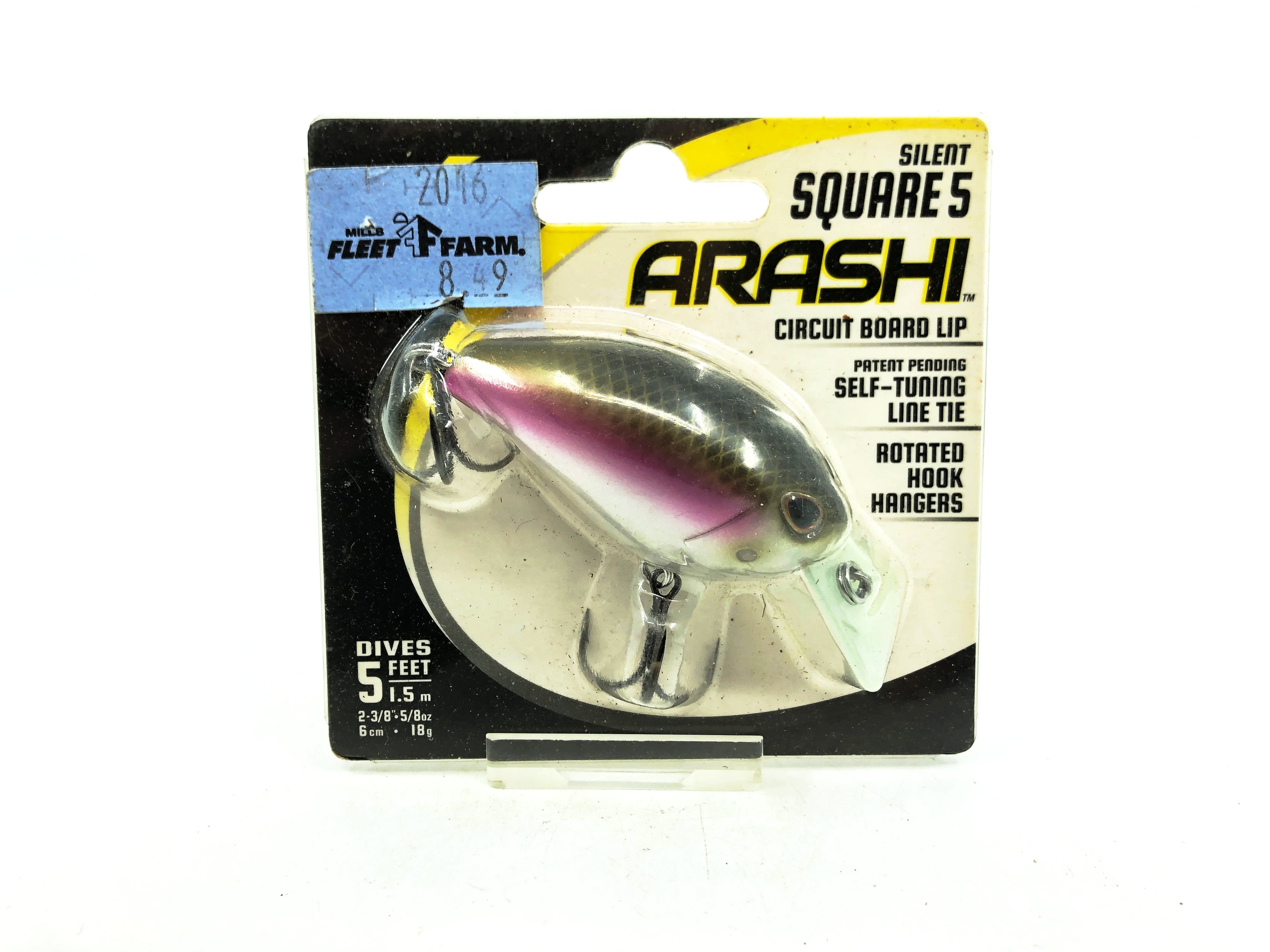 Storm Arashi Silent Square 5 Wakasagi Color – My Bait Shop, LLC