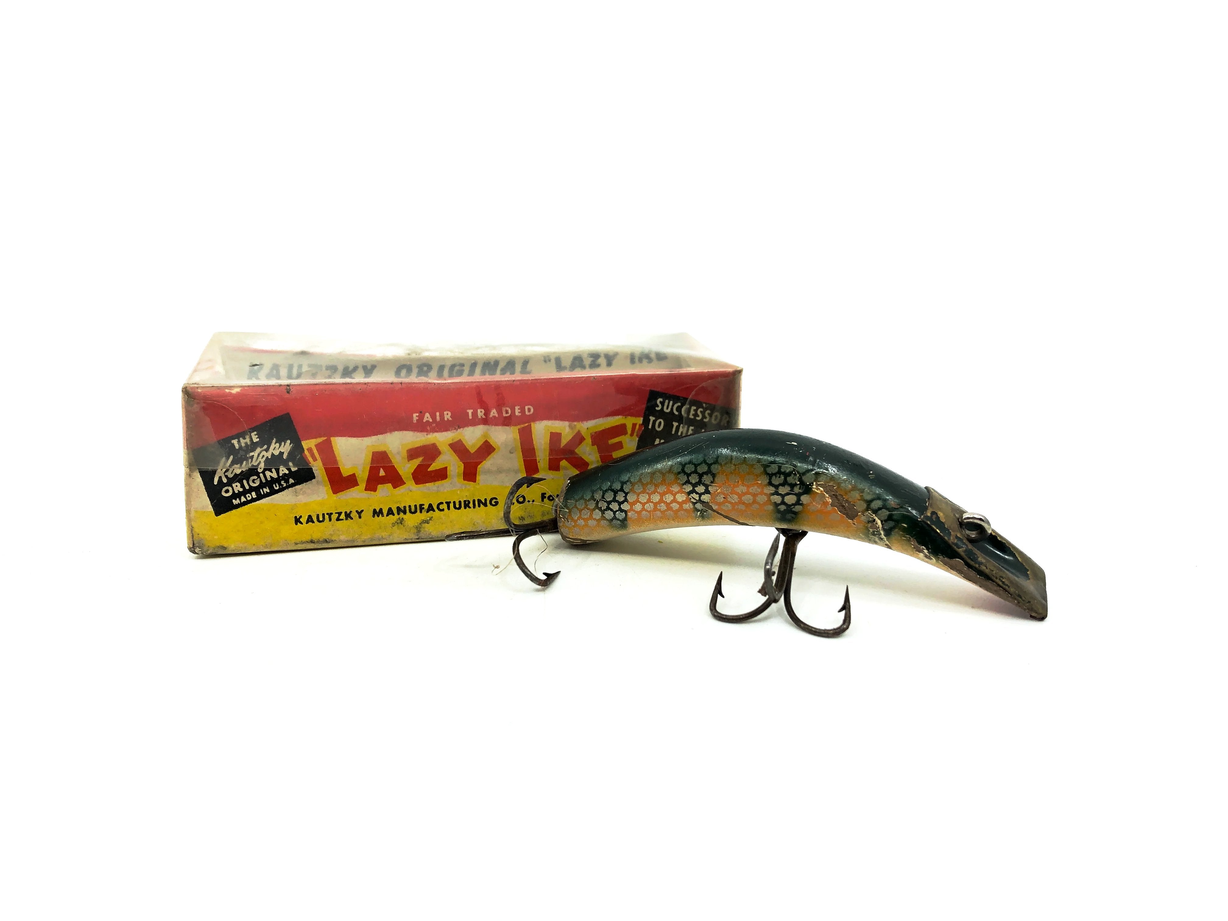 Kautzky Lazy Ike 3 KL-33 Wooden, Perch Color with Box – My Bait Shop, LLC