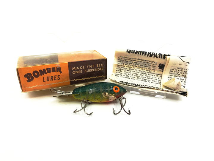 Bomber Wooden 300 Series, Color #05 Green Perch with Box