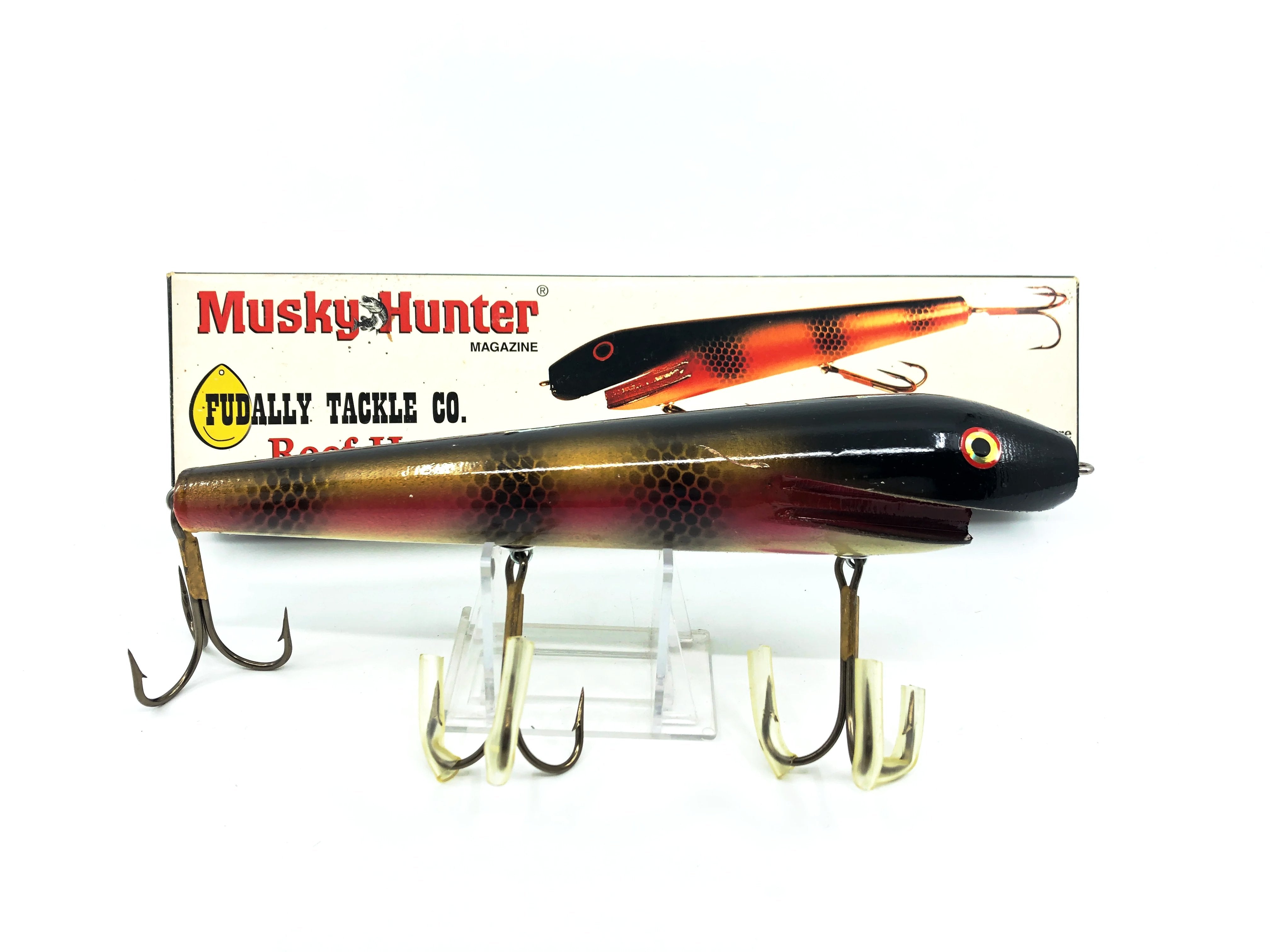 Musky Hunter 2000 Collectible Lure, Fudally Tackle Co. Reef Hawg #43/3 – My  Bait Shop, LLC