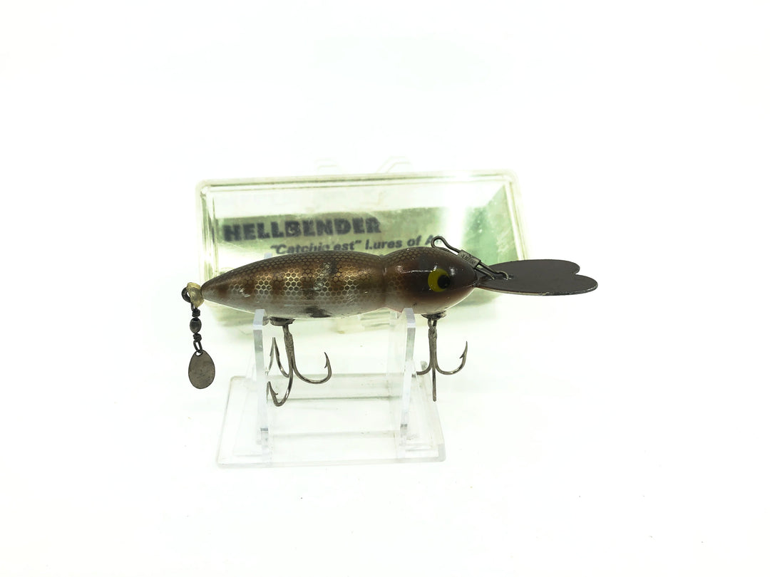 Hellbender Whopper Stopper, Brown Ribs Color with Box