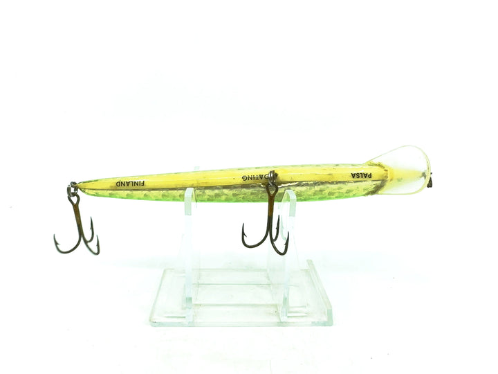 Palsa Floating Minnow, Fluorescent Green/Prism Flash Color