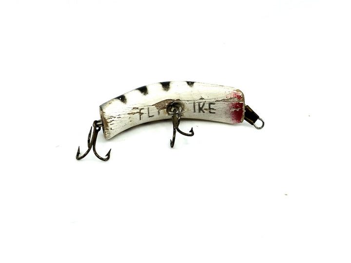 Wooden Kautzky Lazy Ike Fly Ike Black Ribs Color