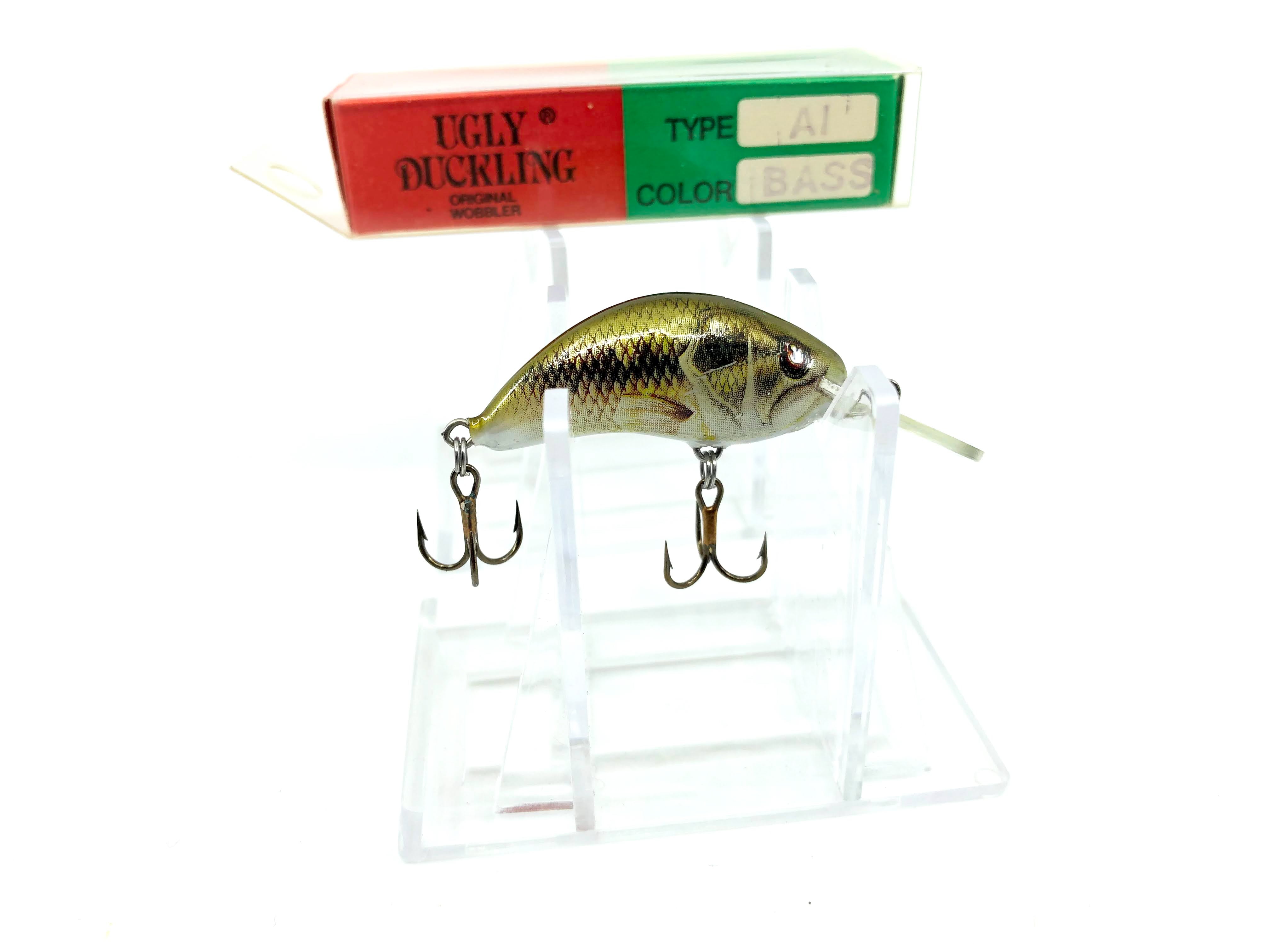 Ugly Duckling Balsa Lure Bass Color Size 4 New in Box Old Stock