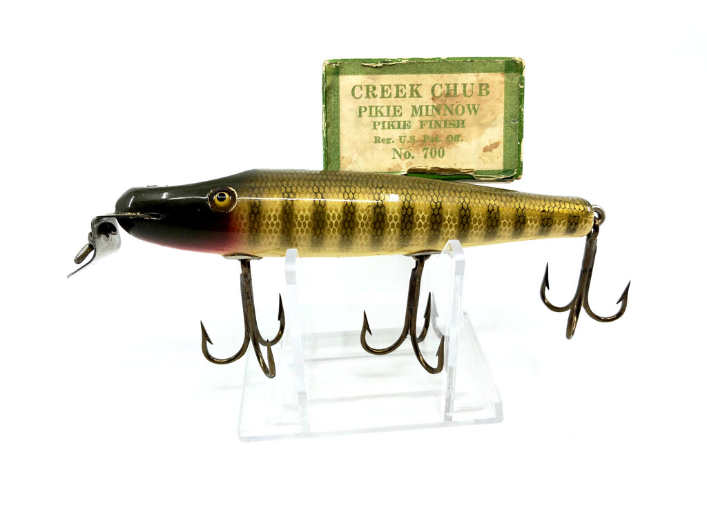 Creek Chub 700 Pikie Minnow in Rare NRA Stamped Box Pikie Color