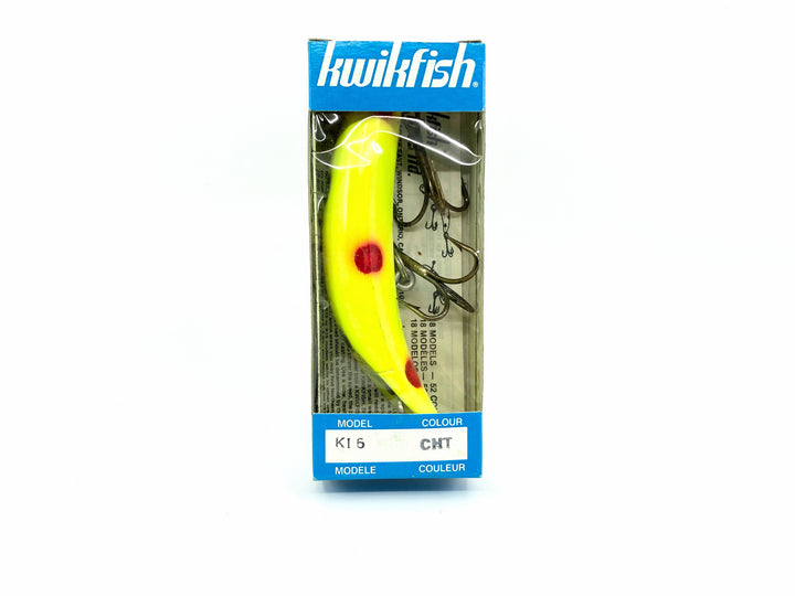 Kwikfish K16 CHT Chartreuse Color New in Box Old Stock
