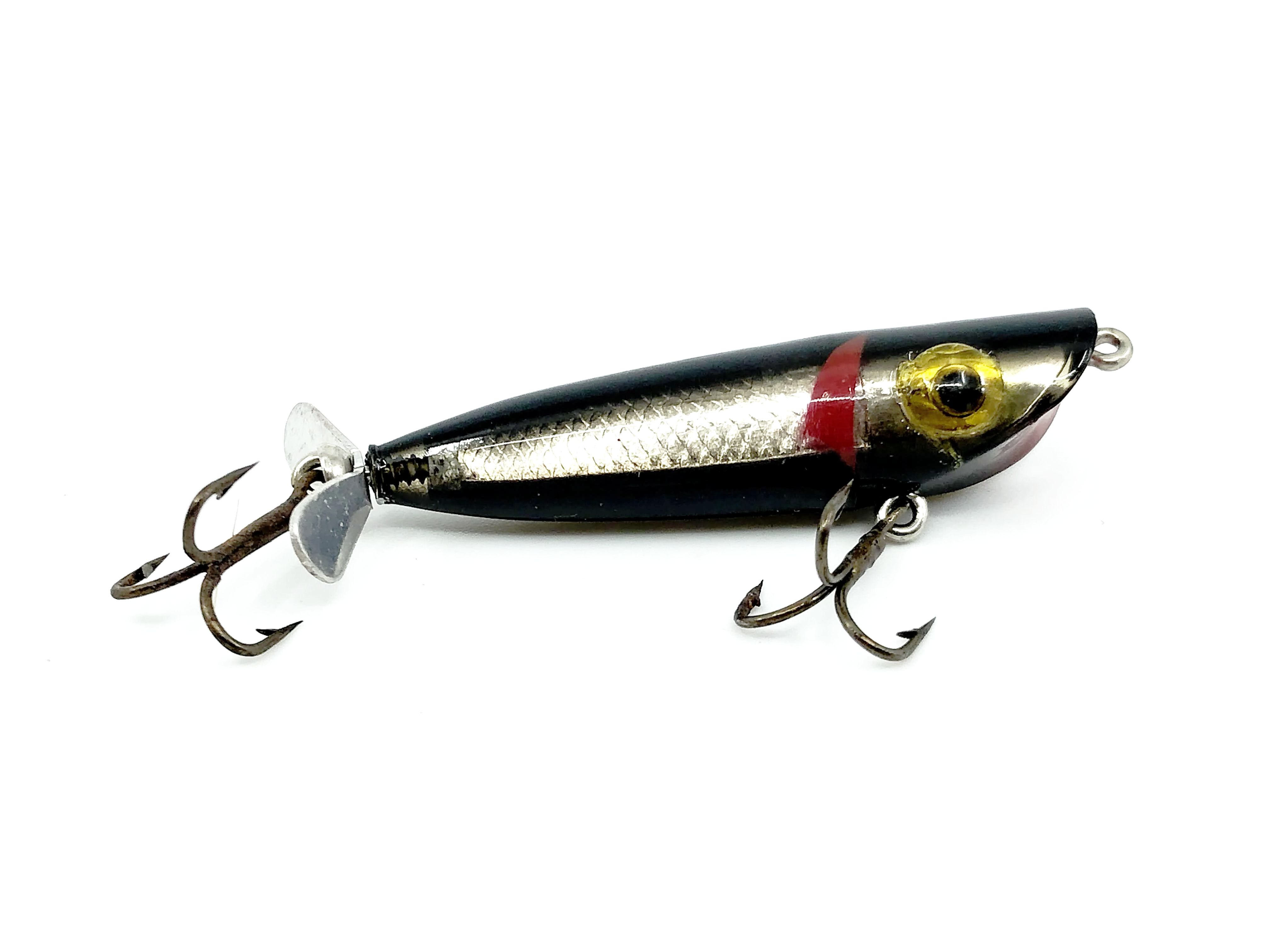 blabbermouth fishing lure Gudebrod Golden Eye Blabber Mouth Black and Silver Color – My Bait Shop, LLC