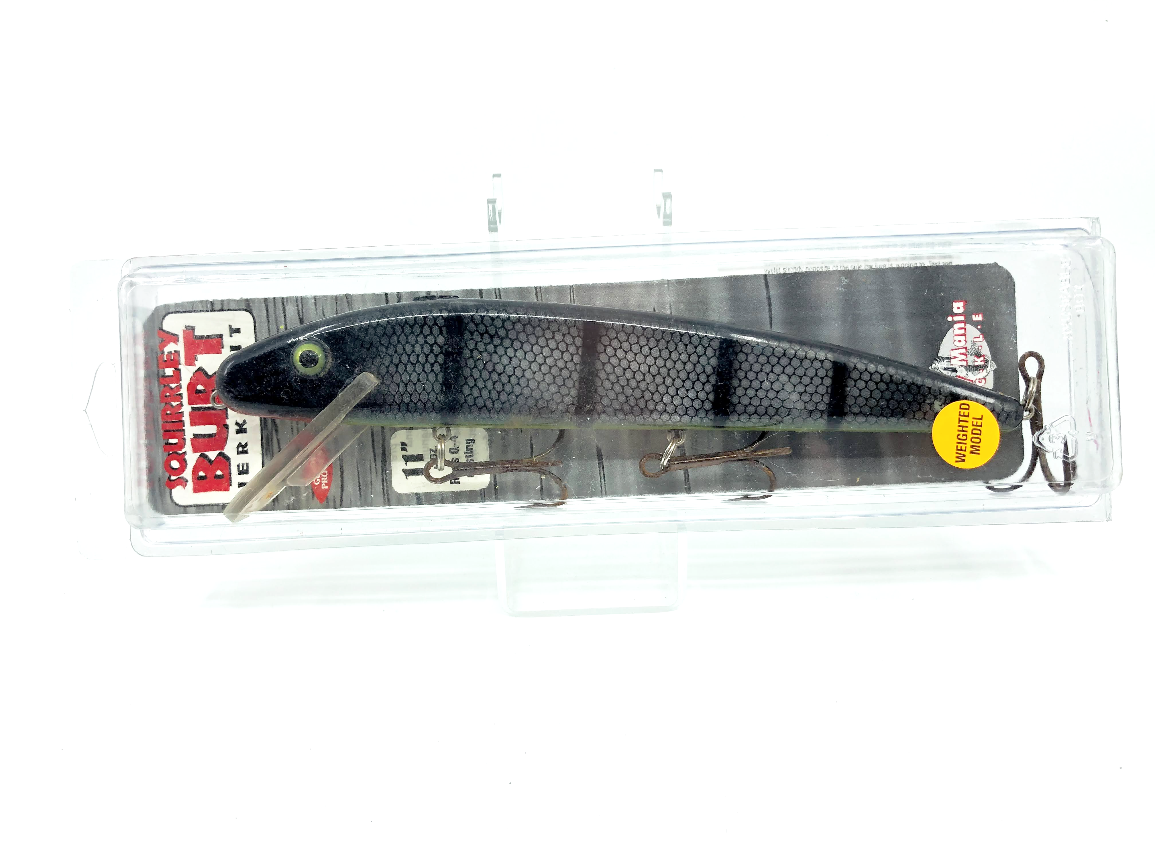 burt fishing lure Musky Mania Squirrley Burt Jerk Bait 11