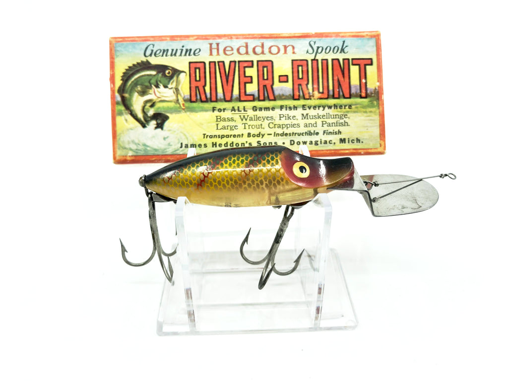 Heddon Standard Go Deeper River Runt D-9110-L Perch Color with Box