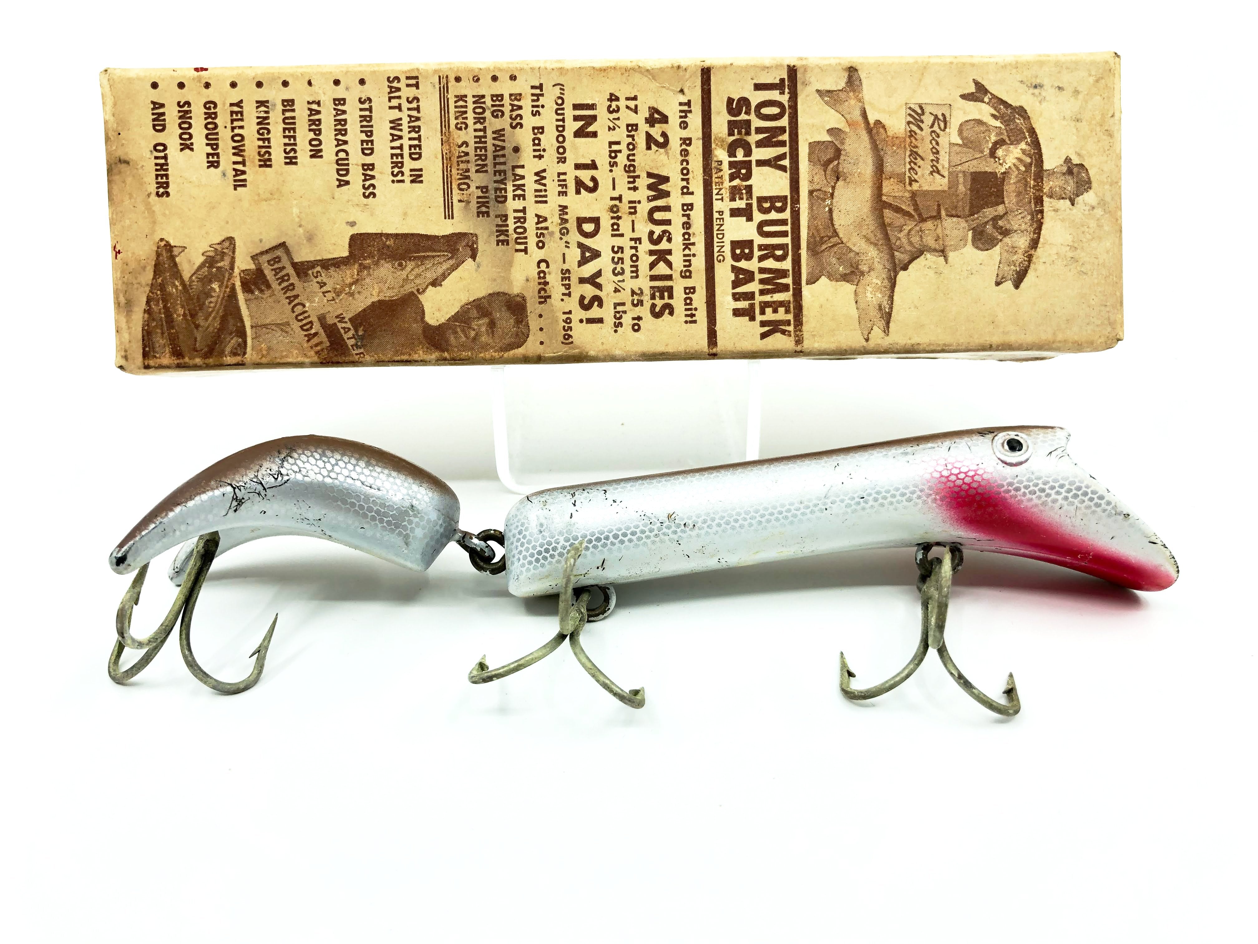 burmek fishing lures Tony Top Secret Musky Lure Brown Sucker Color with Box Fly Fishing Accessories Big Cat Fever (BCF specifically to attract the Color:246 - Osage Orange