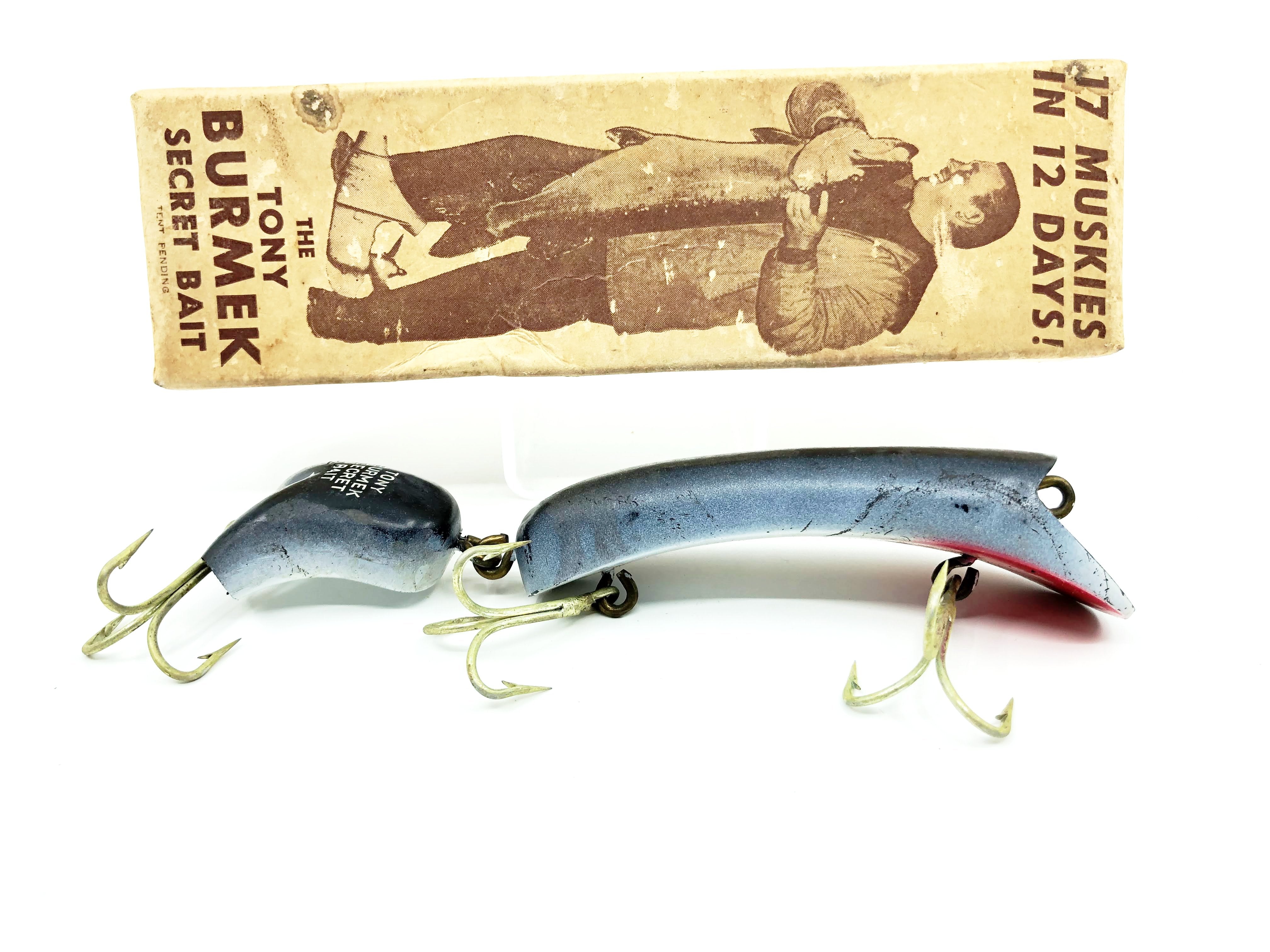 burmek fishing lures Tony Top Secret Musky Lure Perch Color with Box EBS Smart Chip Tony Burmek Top Secret Musky