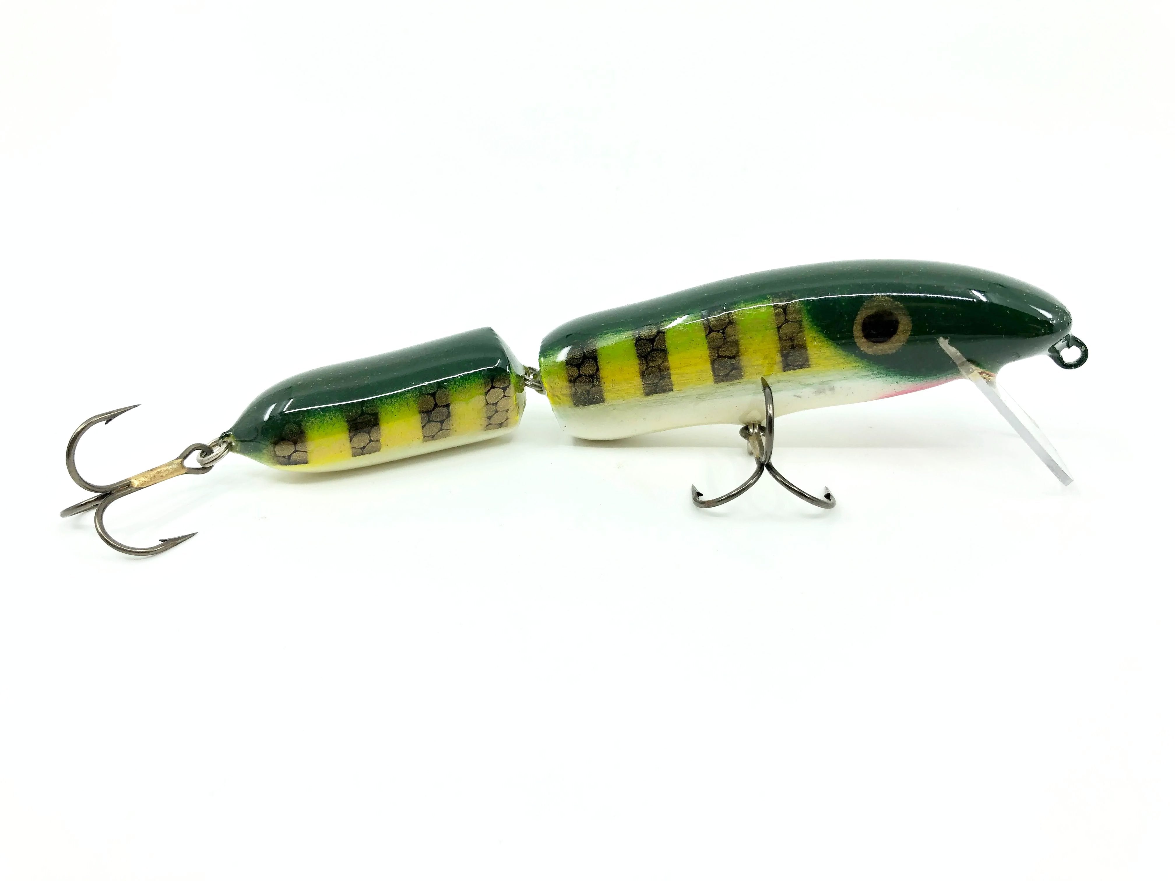 Crane Jointed 206 Musky Lure Green Perch White Belly Color – My