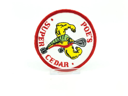 Poe's Super Cedar Vintage Fishing Patch