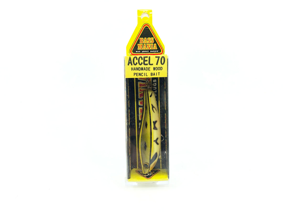 Tiemco Bass Mania Accel 70 Wooden Pencil Bait Color 4 Frog