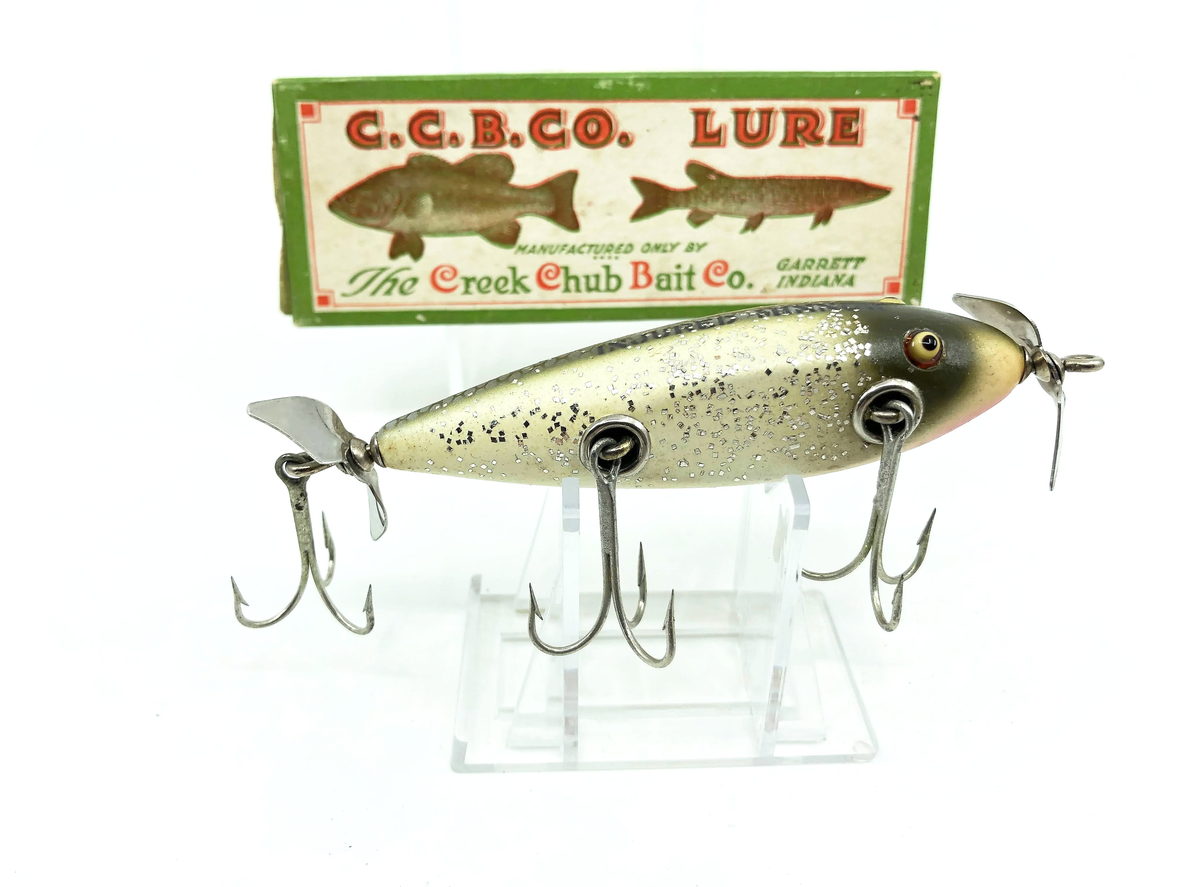 creek chub injured minnow in day-n-nite fishing lure Creek Chub Injured Minnow 1500 Day-N-Nite 1521 Color with Box