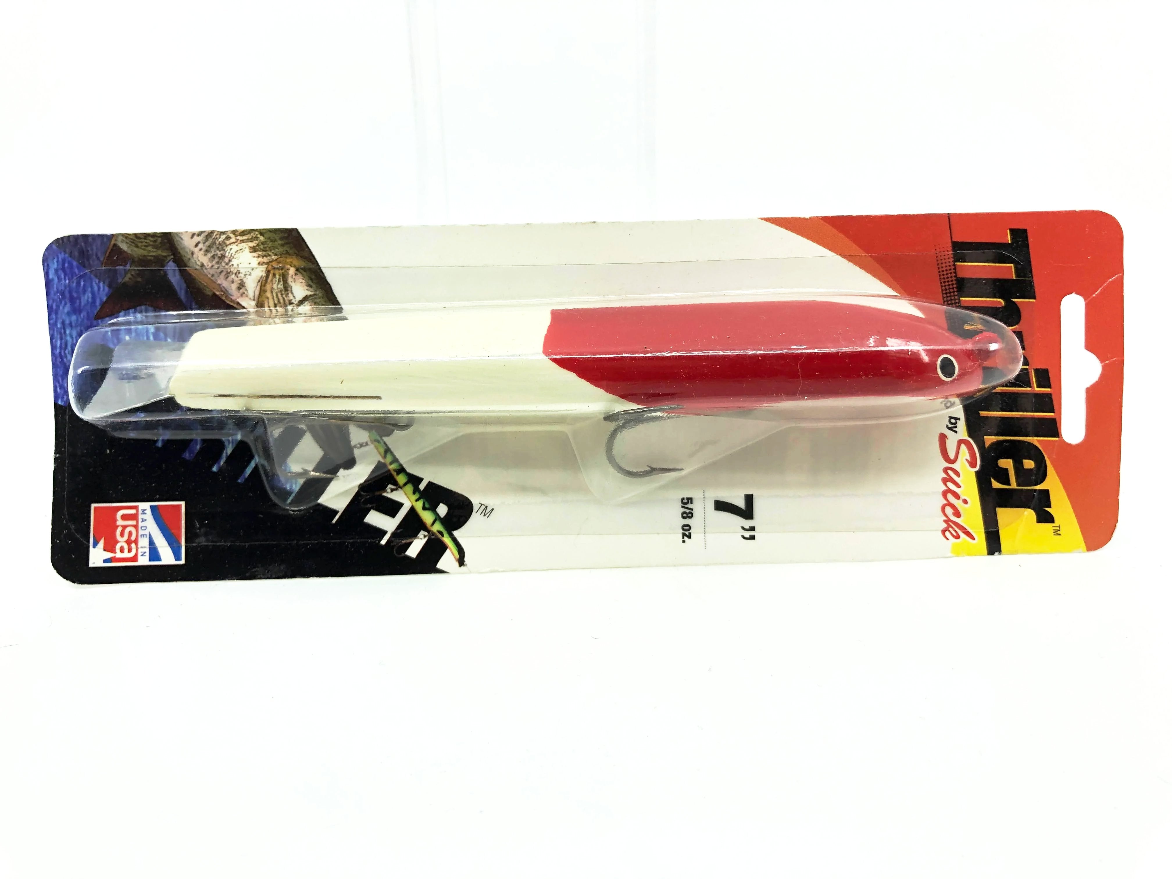 Suick 7" Thriller Red Head Color 7-R New on Card Old Stock – My Bait ...