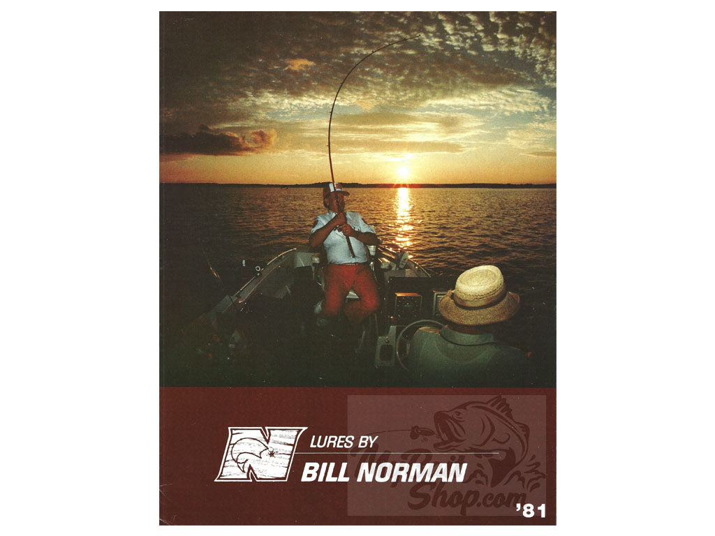 1981 Bill Norman Fishing Lure Catalog My Bait Shop, LLC