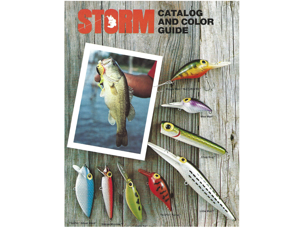 19801981 Storm Lures Catalog + Insert / Price List My Bait Shop, LLC