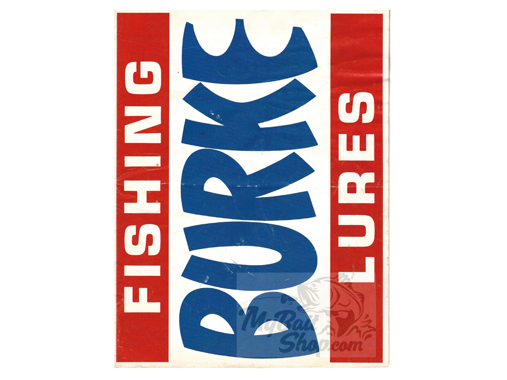 burke fishing lure 1974 Burke Fishing Lure Catalog
