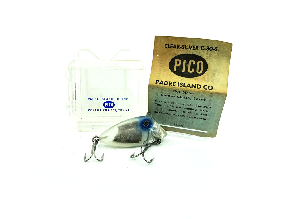PICO Perch CHICO Series C, Clear Silver Color, With Box – My Bait Shop, LLC