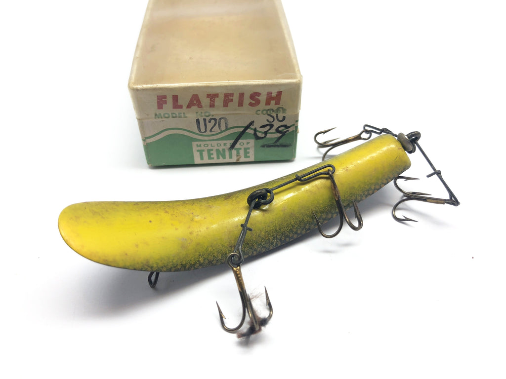 Helin Vintage Flatfish U20 SC Scale Color Fishing Lure with Box – My Bait  Shop, LLC