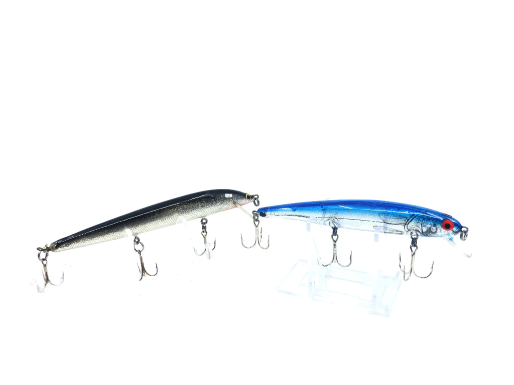 Two Unmarked Minnow Crank Baits Great Color