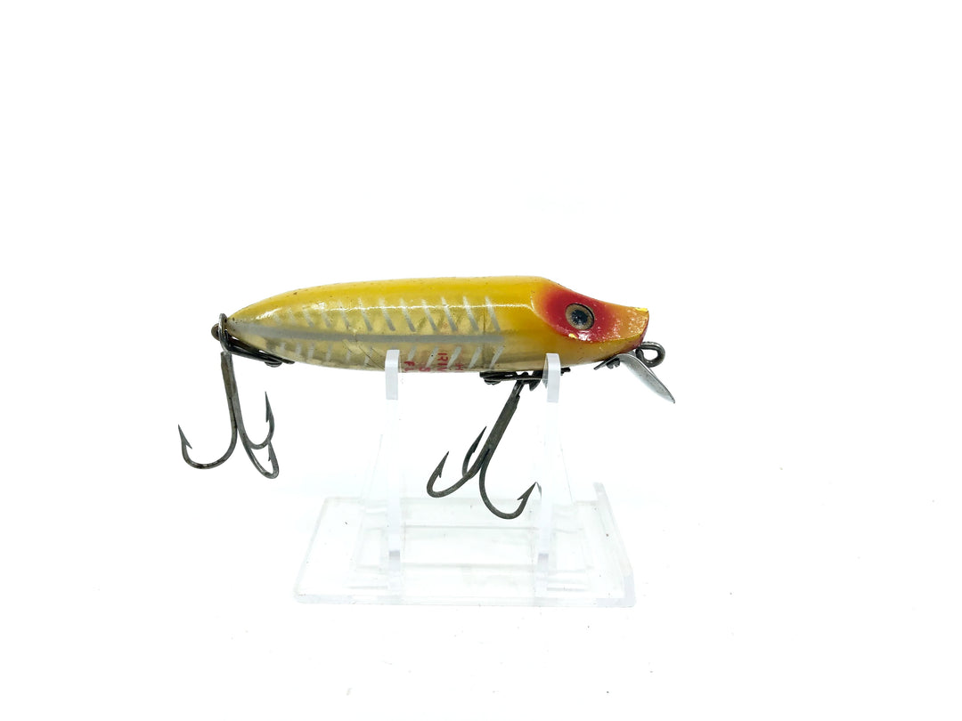 Heddon River Runt Spook Floater 9400 XRY Yellow Shore Minnow Color (1st Gen/Red Writing)