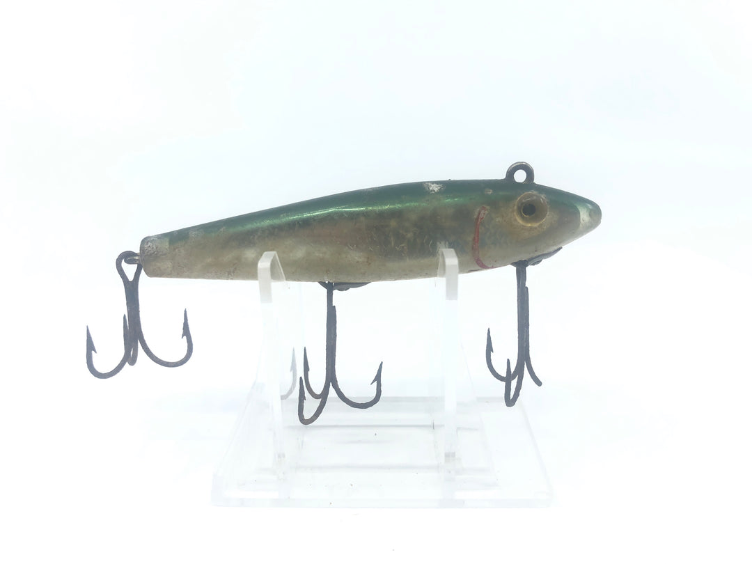 L & S 52M18 Mirrolure White with Green Back