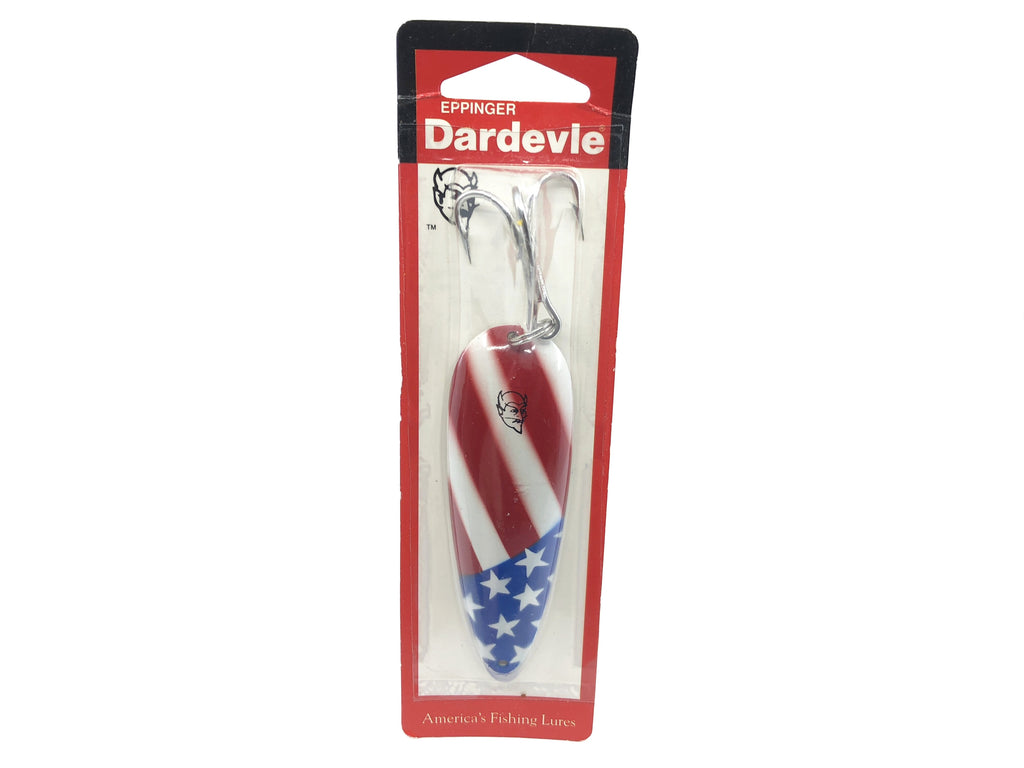 Eppinger Dardevle American Flag Lure 1 oz New on Card – My Bait Shop, LLC